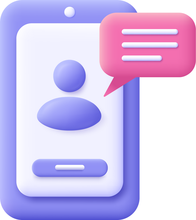 Person Having Video Call Online Meeting 3D Icon