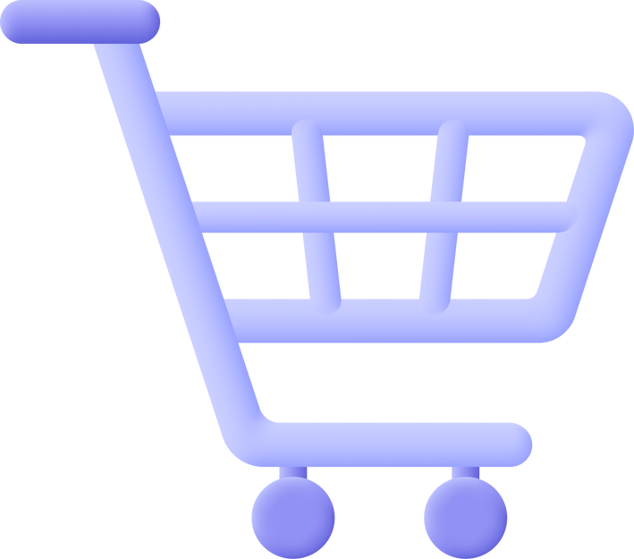 Shopping Cart 3D Icon